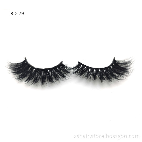 Wholesale Price 25mm 3d Mink Eyelashes Mink 25mm Lashes with Customize Box